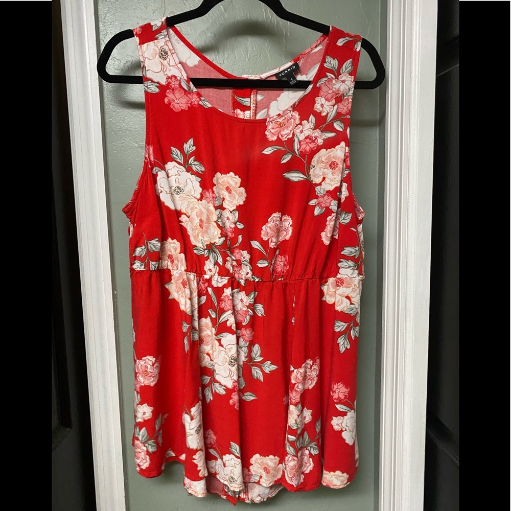 Torrid 1 tank blouse